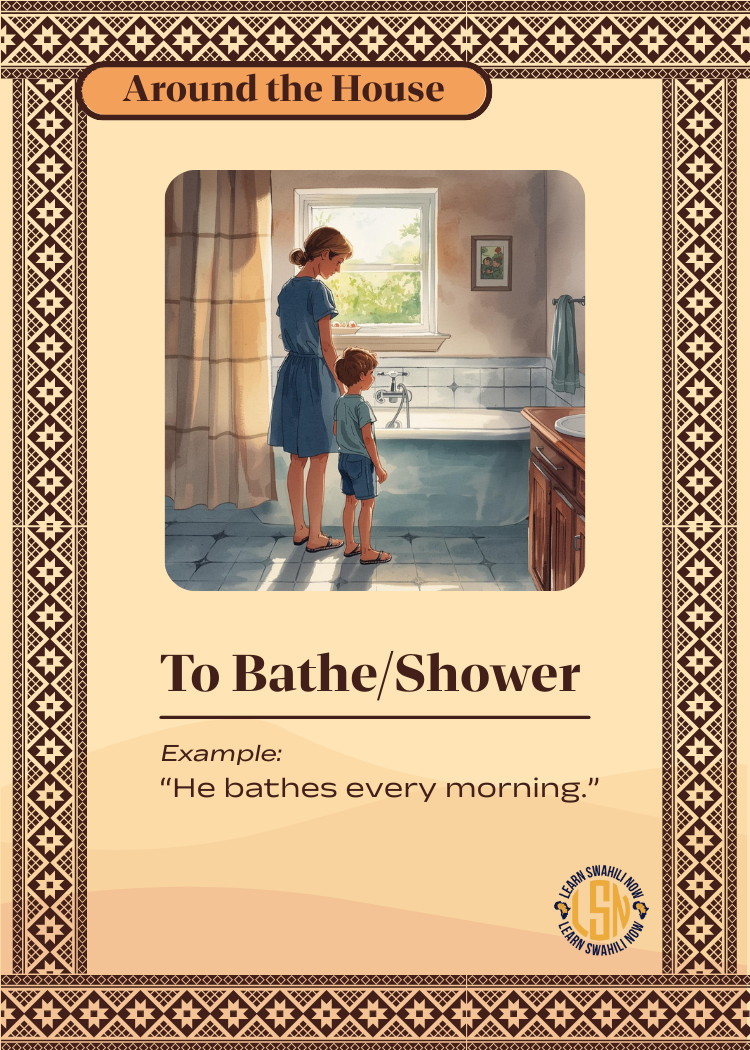 LSN Swahili Vocabulary Pro Series: Around the House