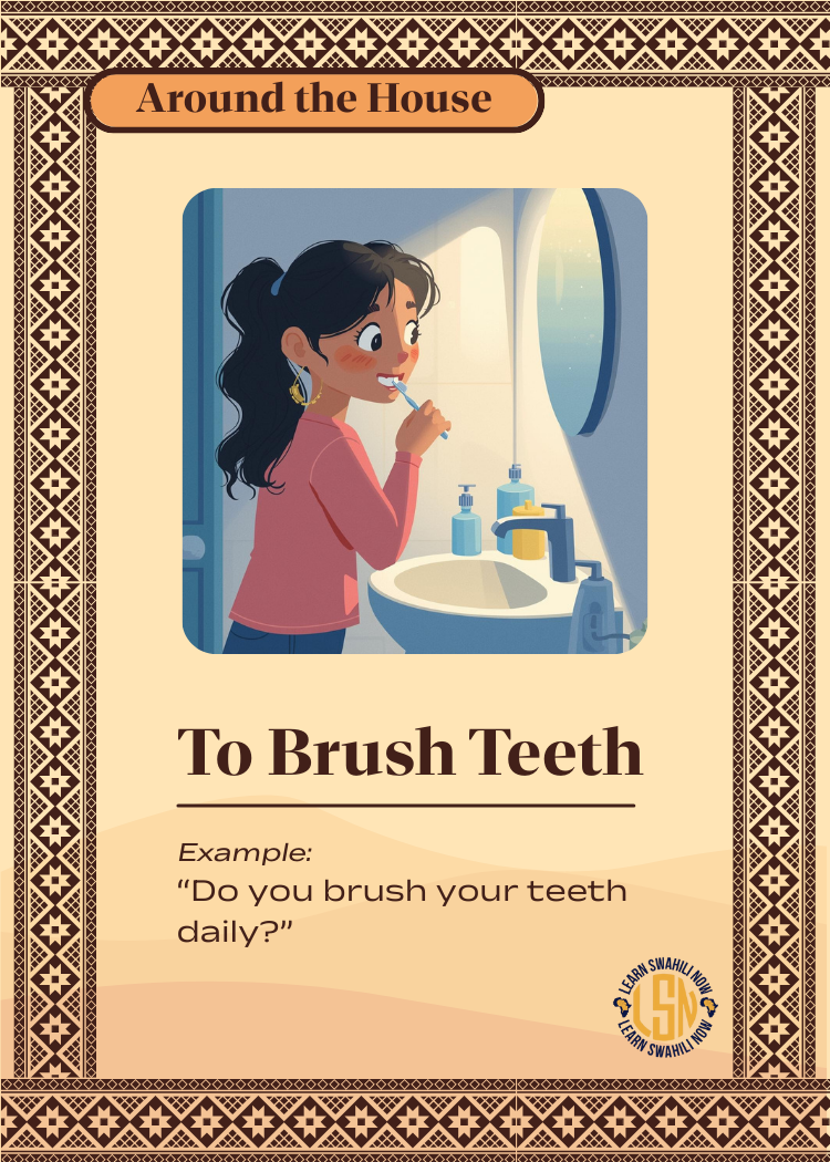 LSN Swahili Vocabulary Pro Series: Around the House