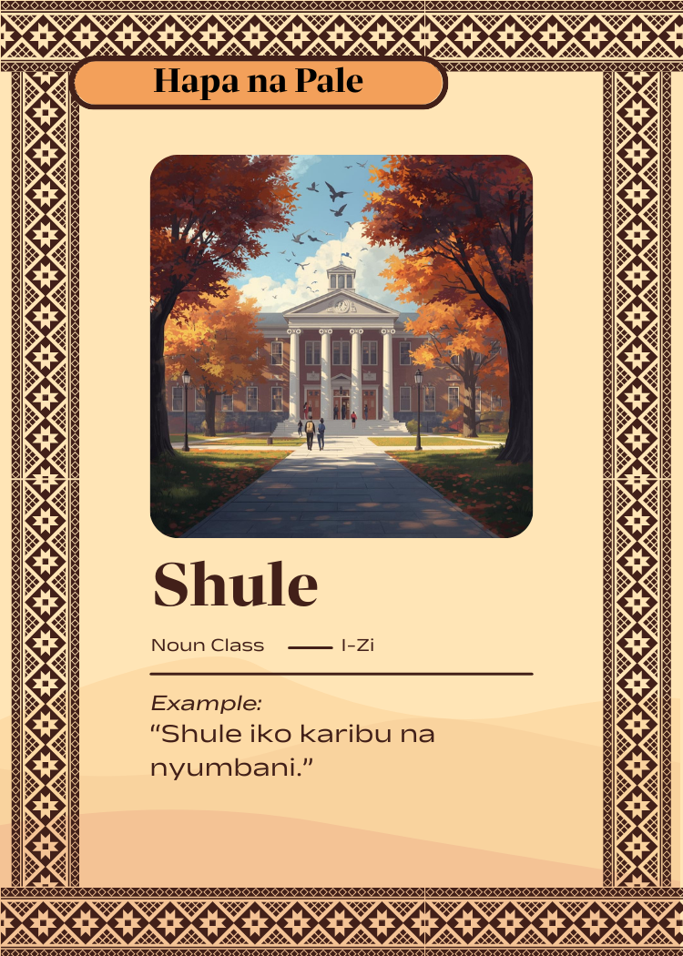 LSN: Swahili Flashcards — Pro Pack 2: Out & About