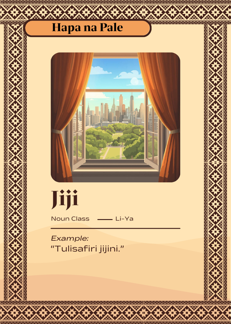 LSN: Swahili Flashcards — Pro Pack 2: Out & About